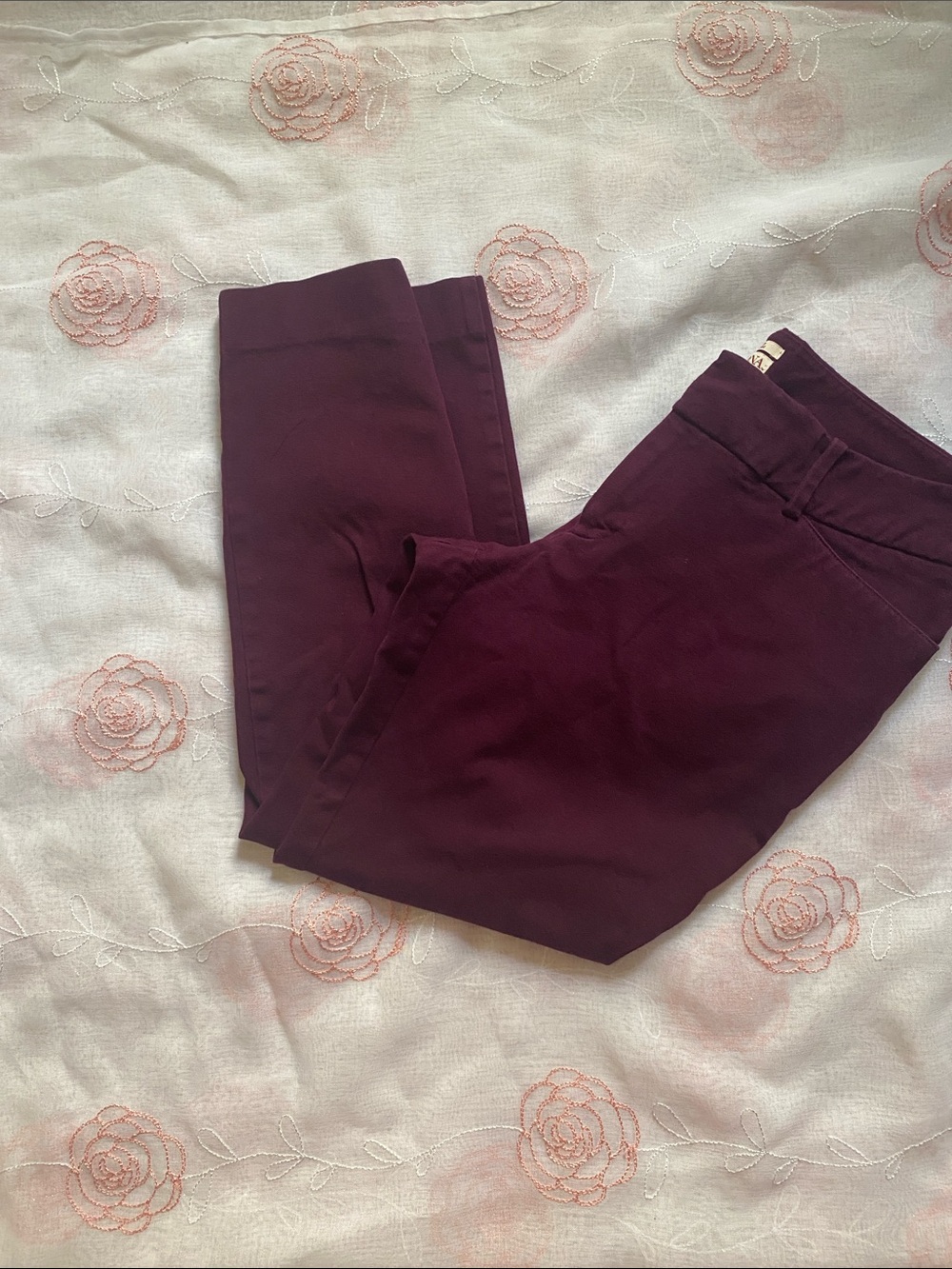 Merona Plum Stretch Ponte Pants